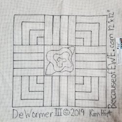 DeWormer III : pattern for using up scrap wool worms.