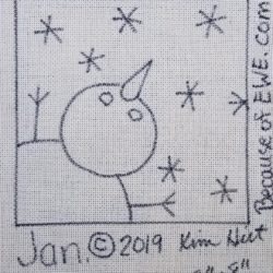 1 - January Snowman